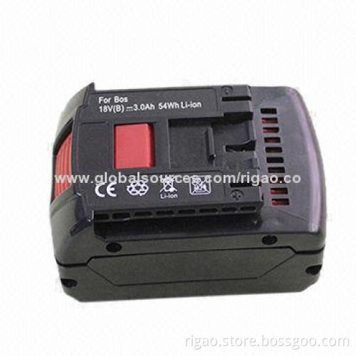 18V 3Ah power tool battery for Bosch BAT609, BAT618